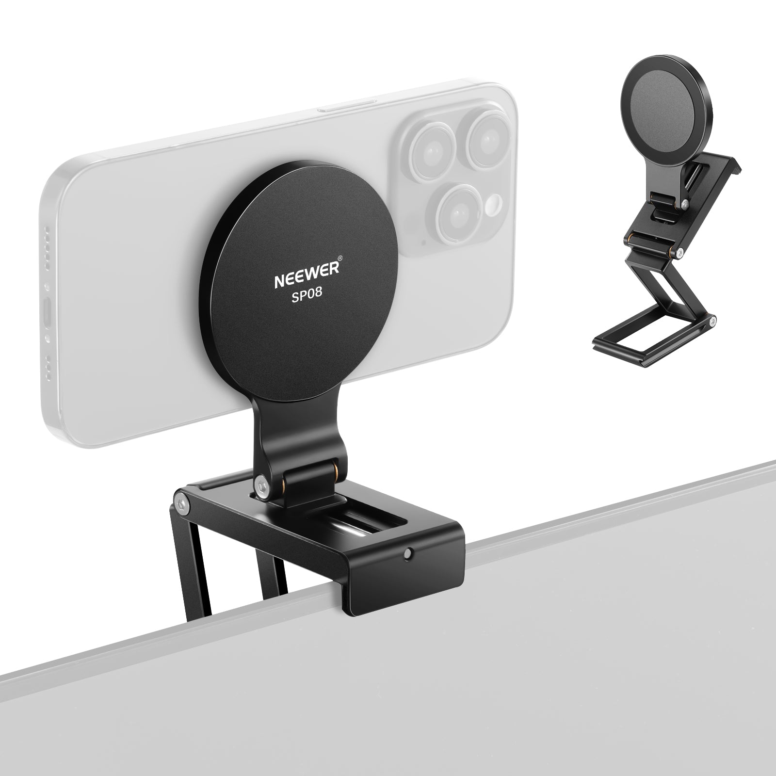 Magnetic Camera/Phone Mount for Desktop Monitor