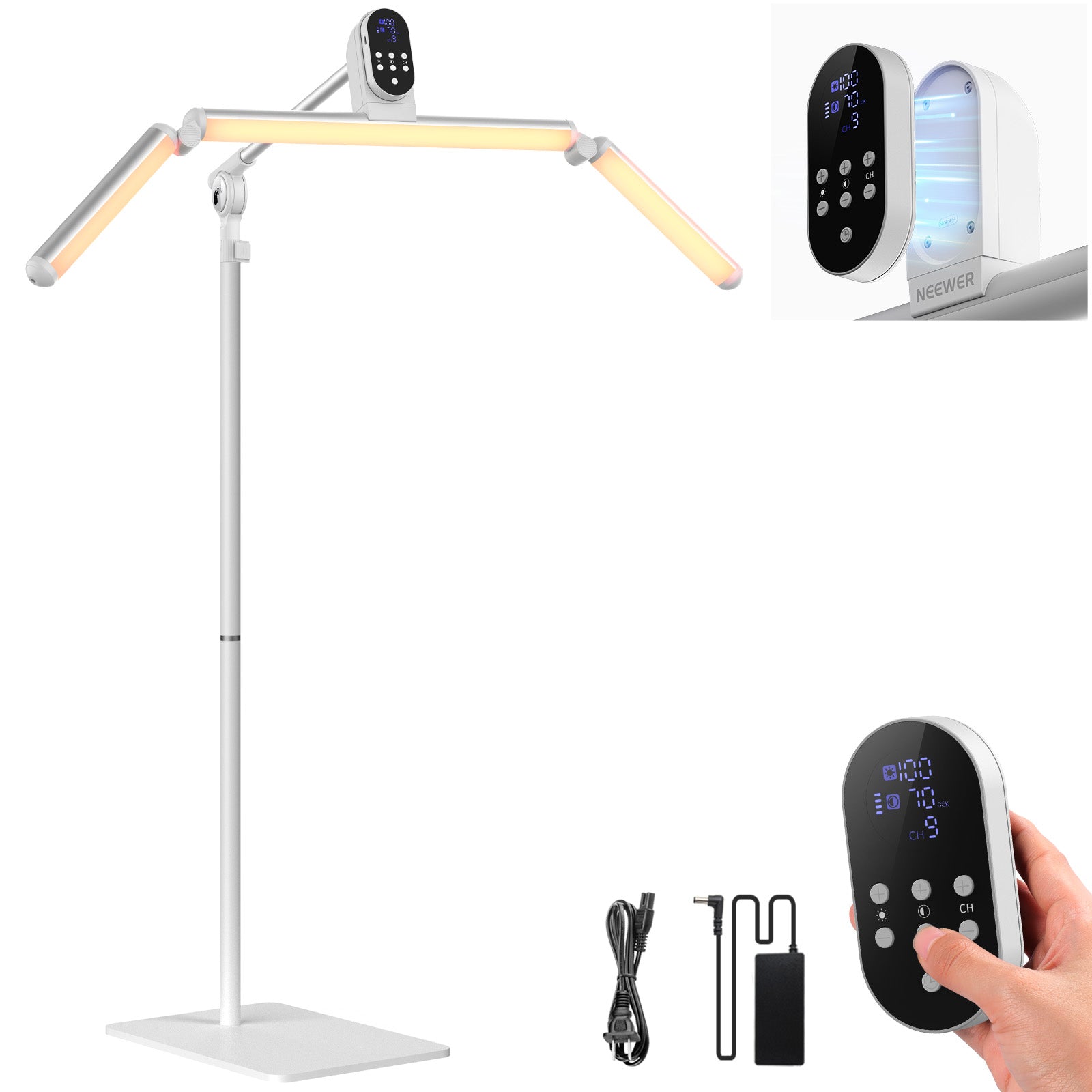 NEEWER BH50B Foldable LED Eyelash Light