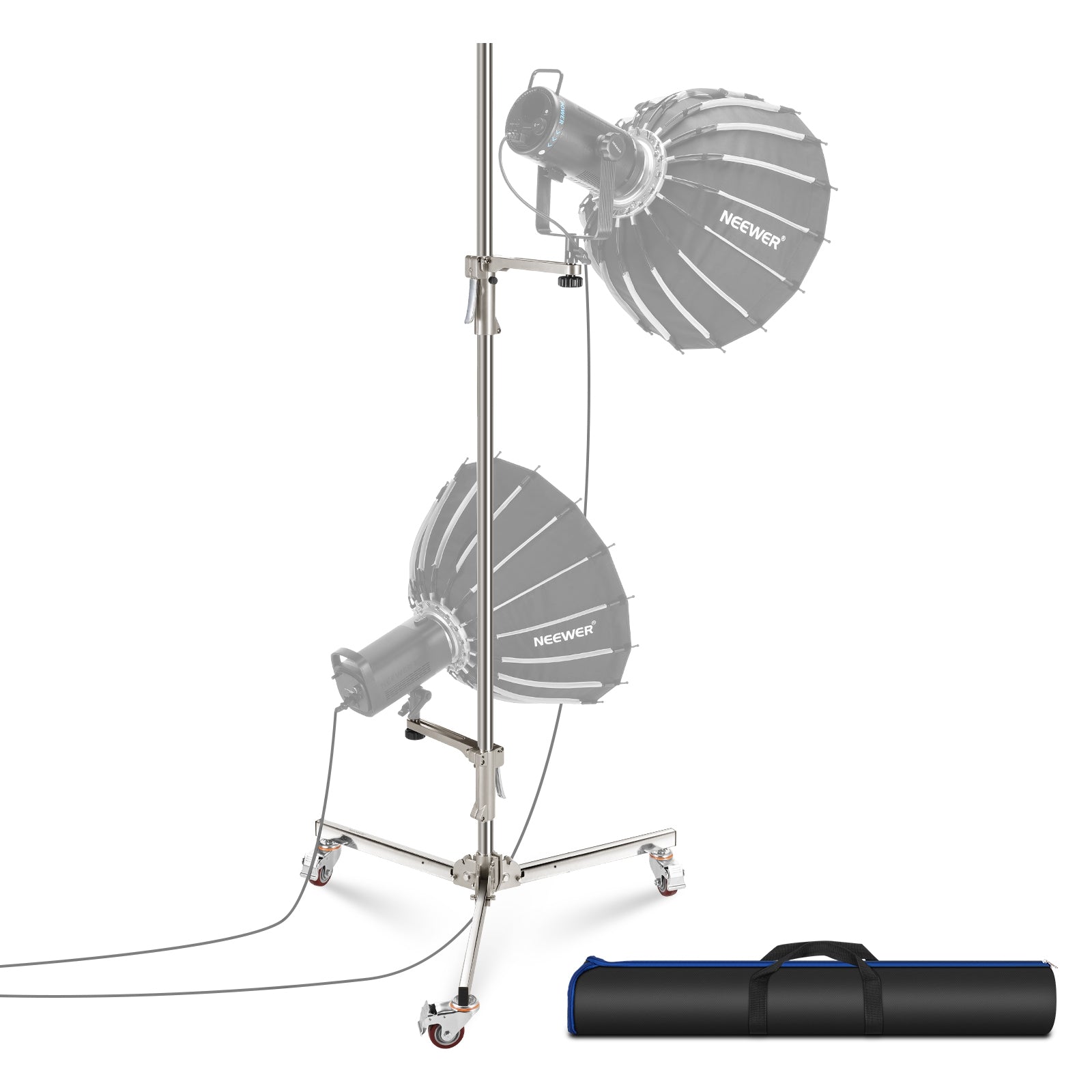 NEEWER ST198SS Light Stand with Wheels