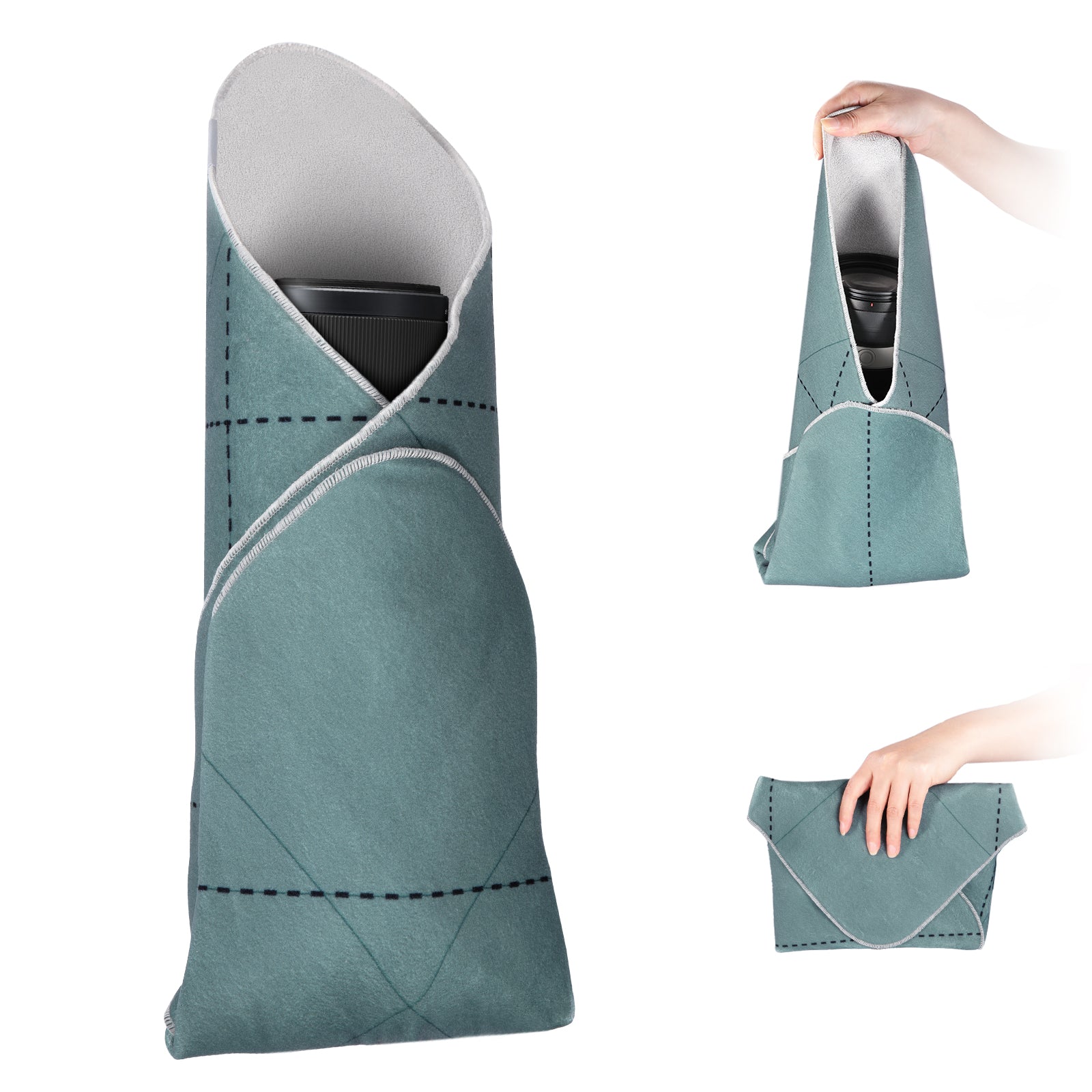 NEEWER PB015/PB016 Green Gray Camera Lens Protective Wrap