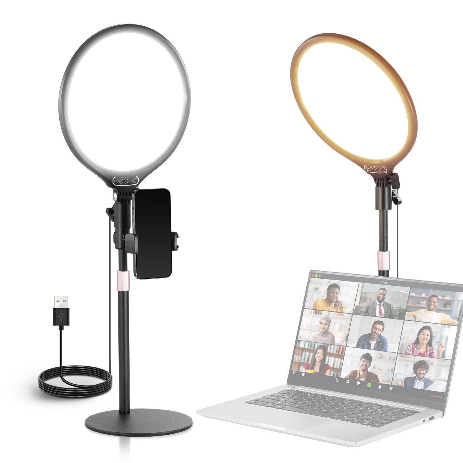 NEEWER R10 10.5" Desk Ring Light