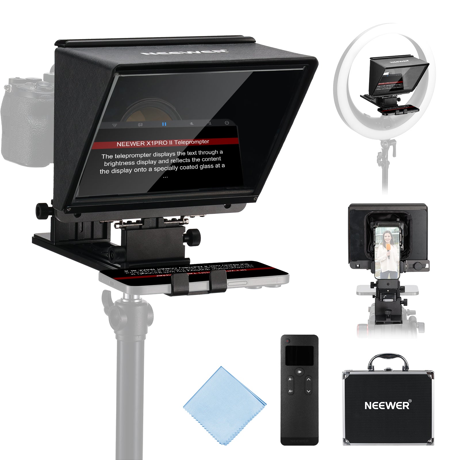 NEEWER X1 Pro II Camera Teleprompter