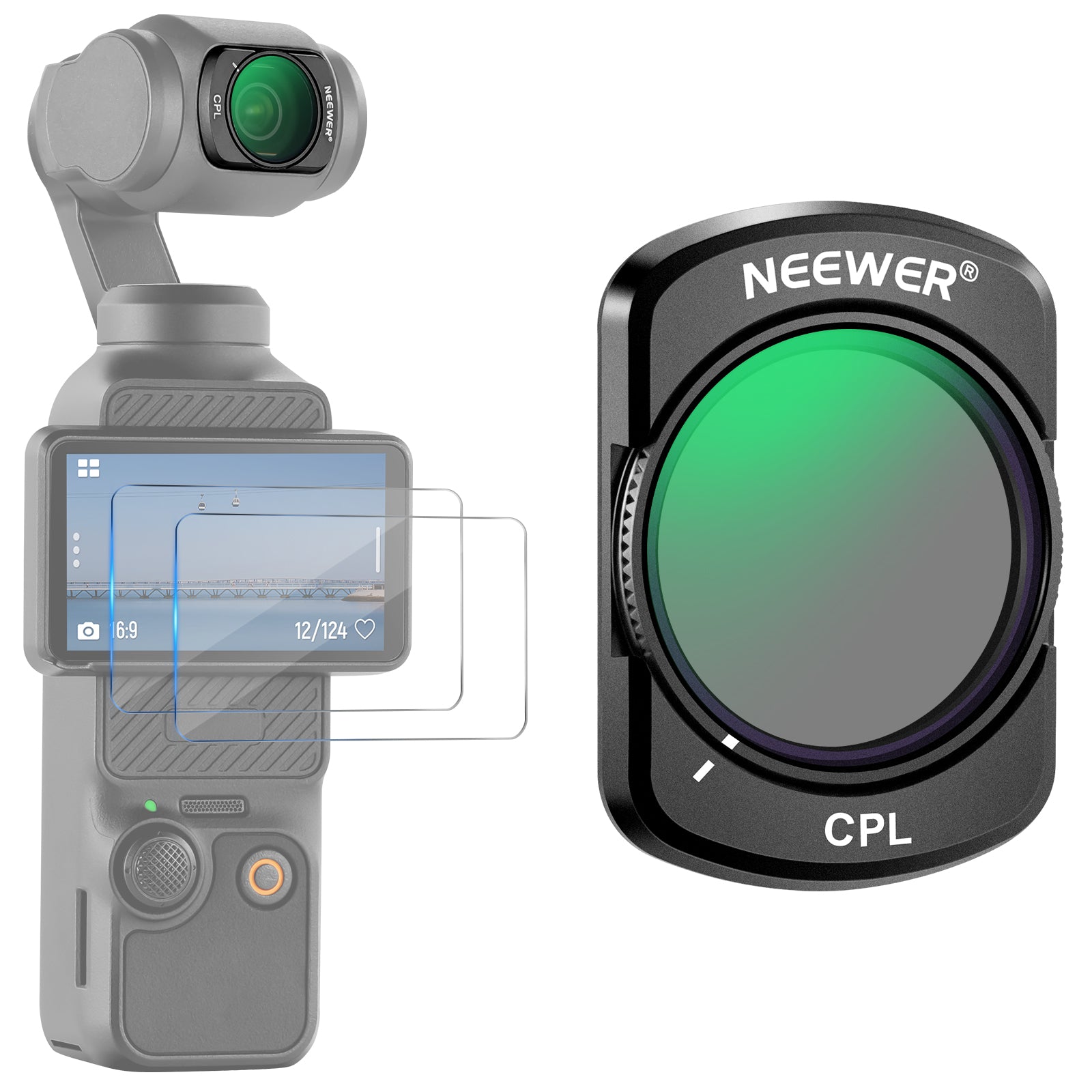 NEEWER FL-76 Magnetic CPL Filter