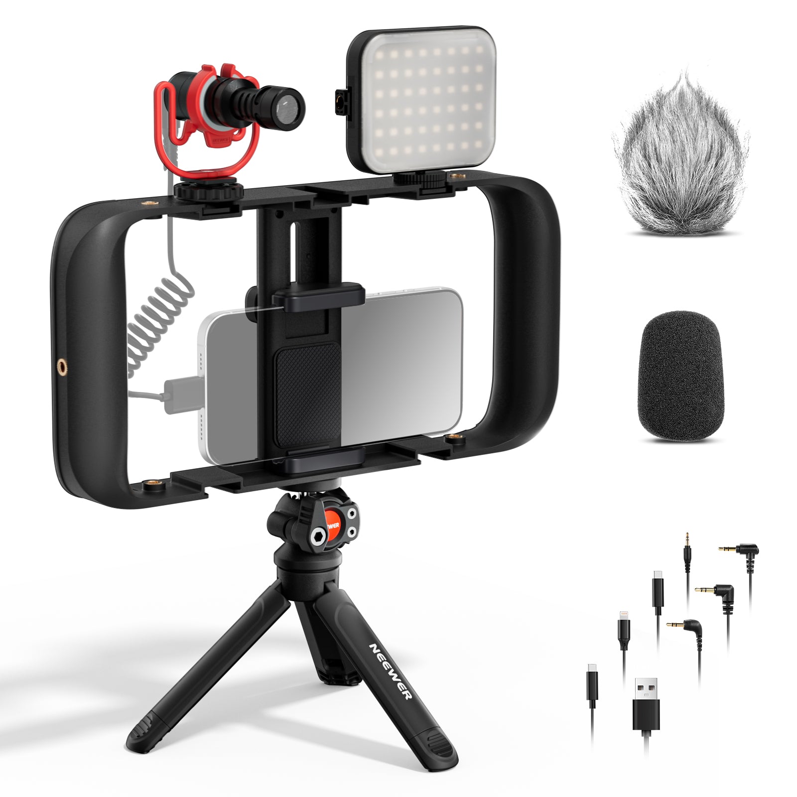 NEEWER PA055 Phone Cage Vlogging Kit