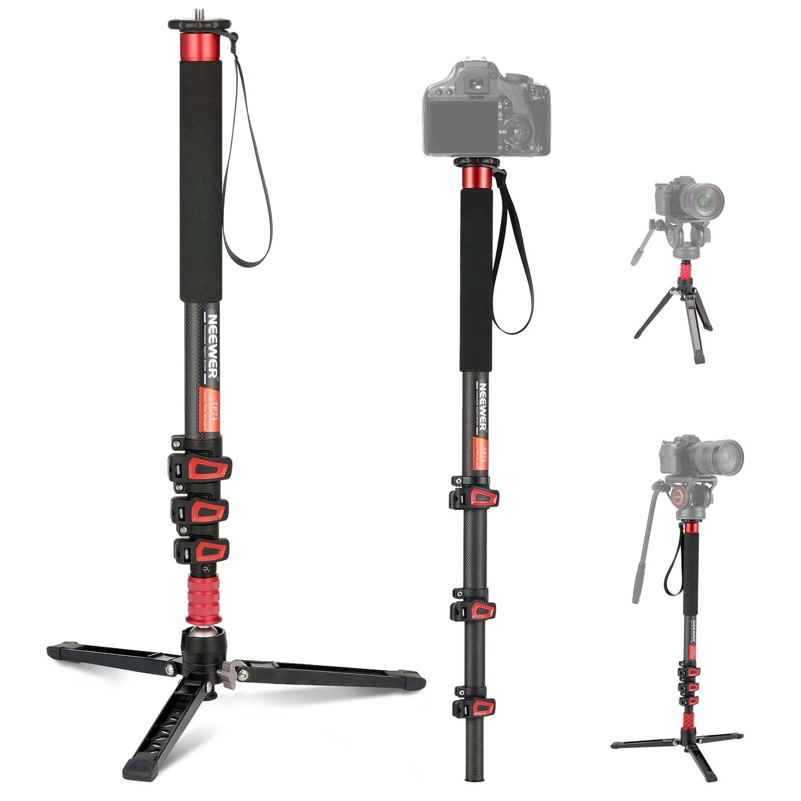 NEEWER TP71 Pro Carbon Fiber Camera Monopod