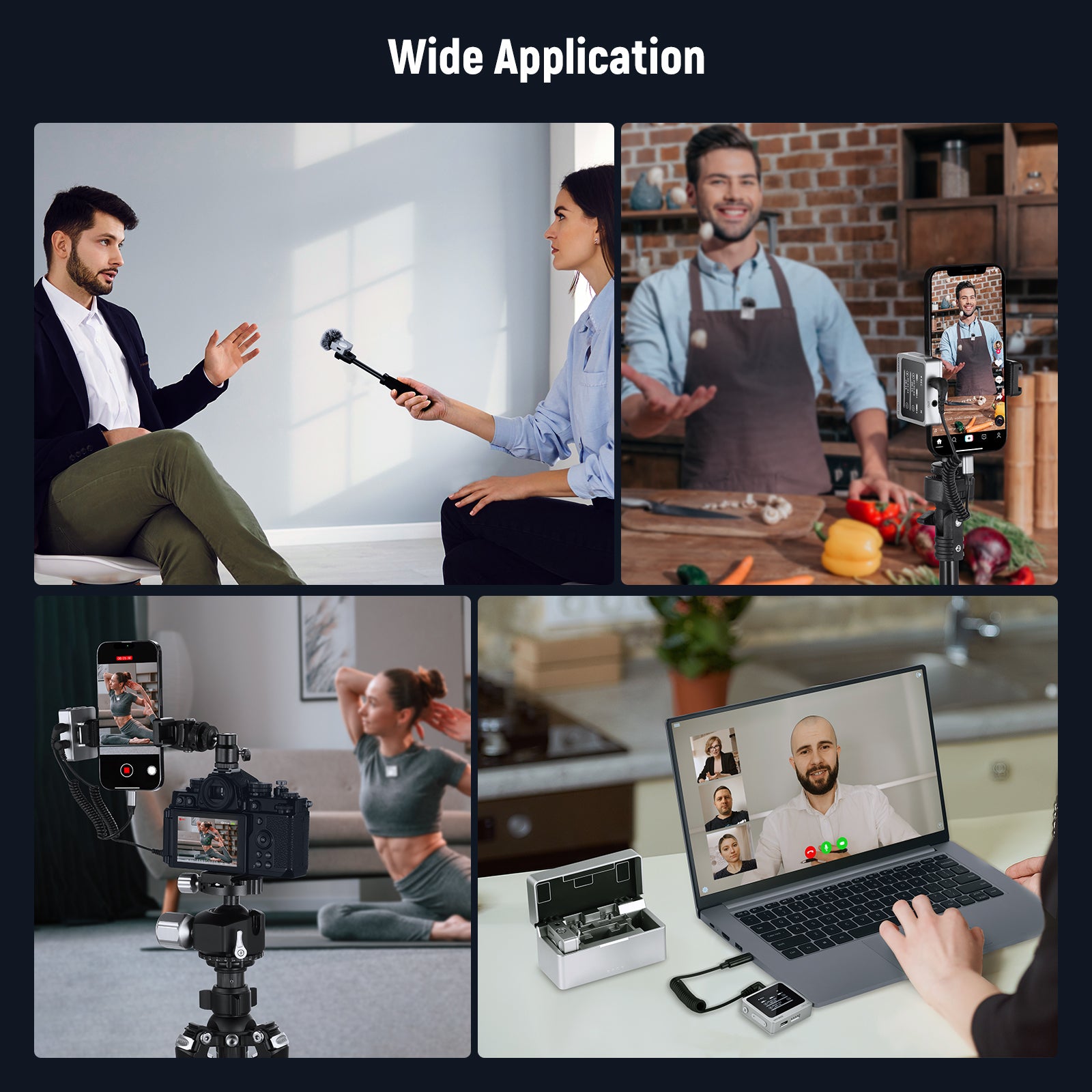 Wide Applications of the NEEWER CM31 Wireless Lavalier Microphone System