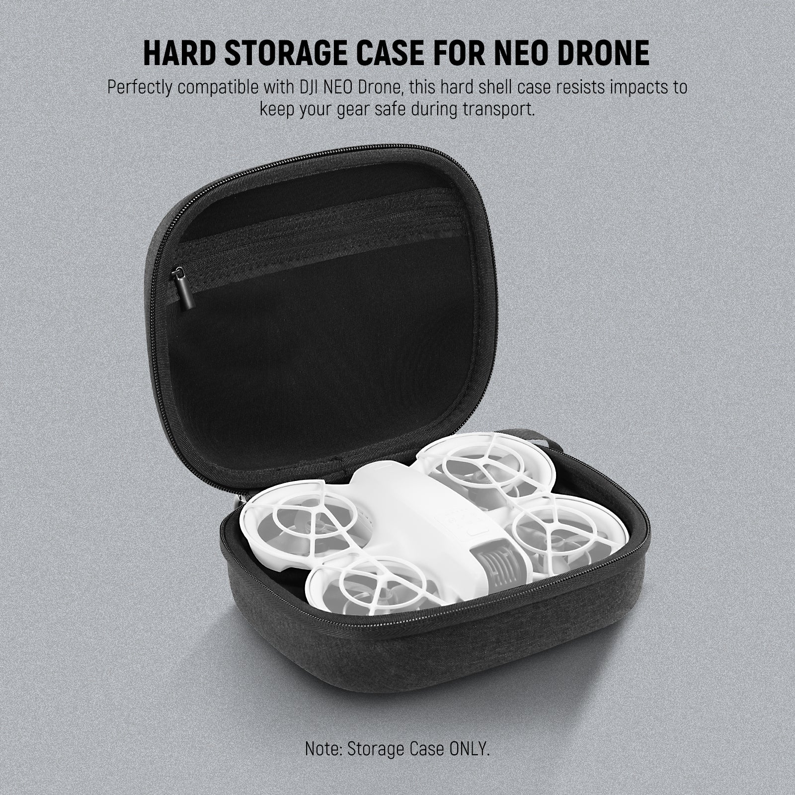 NEEWER PB9 Splashproof Shockproof Storage Hard Case is  perfectly compatible with DJI NEO Drone