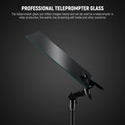 Professional Teleprompter Glass