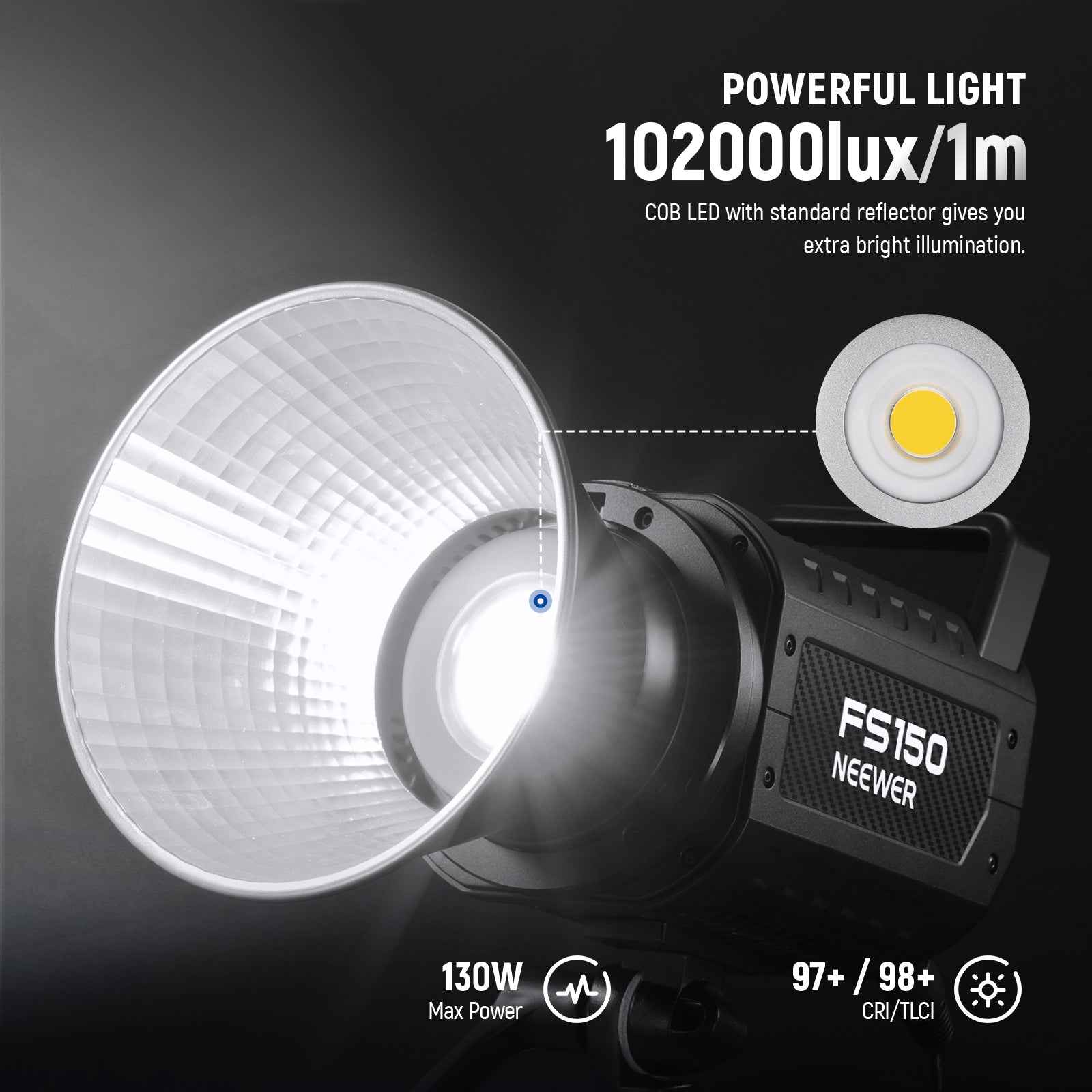 NEEWER FS150 130W Protable Spotlight