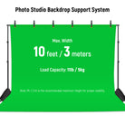 NEEWER 10x7ft Adjustable Studio Backdrop Support System