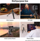 NEEWER TP29 Metal Tabletop Mini Tripod Uses