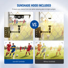 NEEWER CA145 Magnetic Fence Mount Kit includes a sunshade hood.