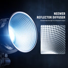 NEEWER RD14Mini Reflector Diffuser can concentrate the lighe for enhanced output.