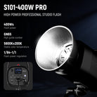 NEEWER strobe light photography S101-400W PRO Studio Monolight has 400Ws high power output