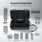 NEEWER AC022 Waterproof Hard Case features versatile storage slots.