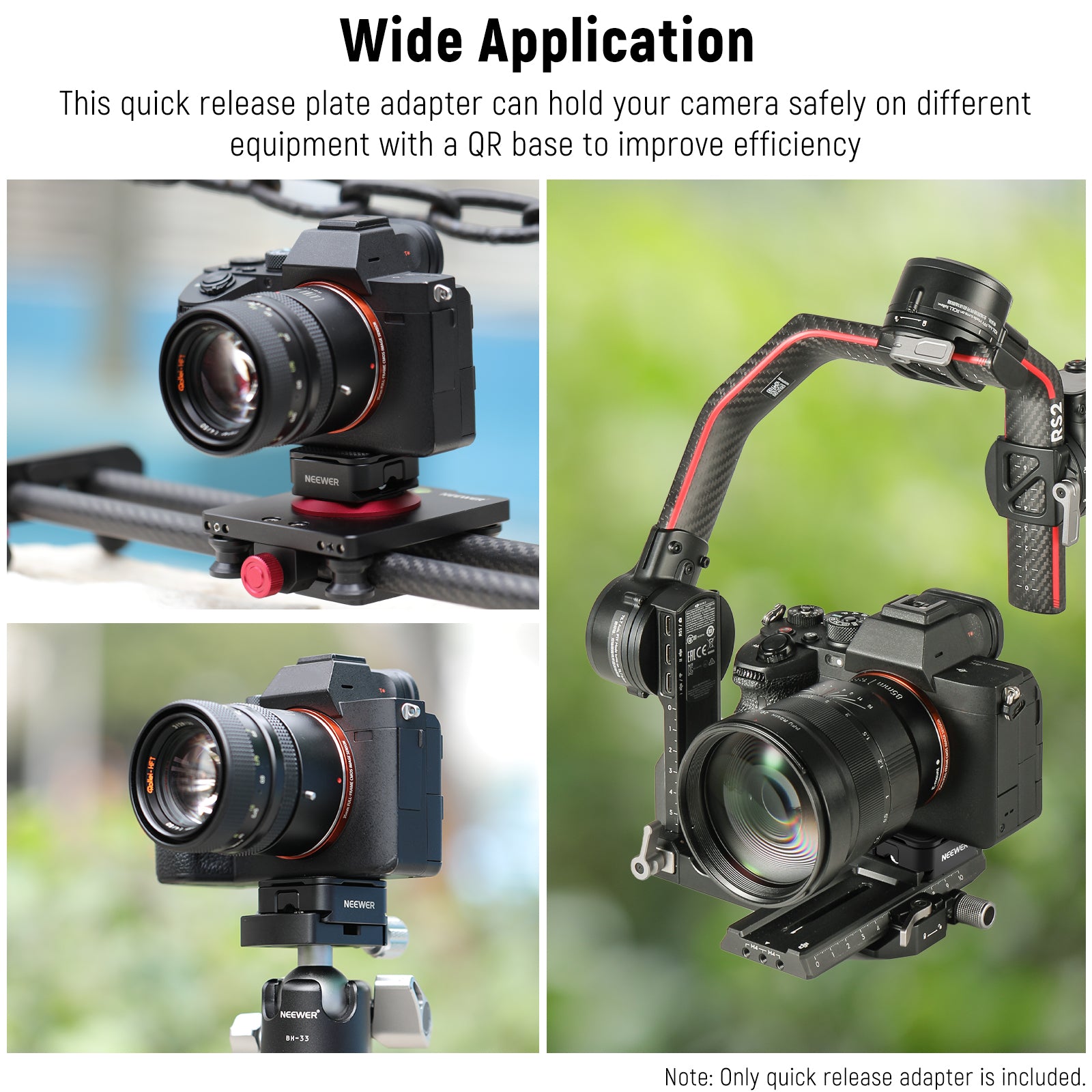 Wide Applications of the NEEWER CA009 Arca Type Quick Release Plate Kit