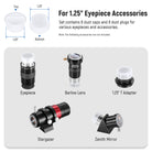 This set contains 6 dust caps and 6 dust plugs.