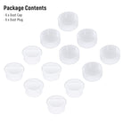 Package Contents of the NEEWER LS-T24 6 Pair Dust Cap Set