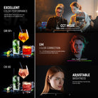 NEEWER CB200B PRO Bi-Color LED Video Light has excellent color performance.