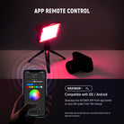 NEEWER RGB176 LED Camera Panel Light can be controlled by the APP.