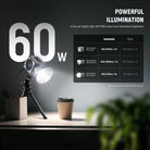 A tiny yet mighty light with 50W output and impressive brightness.