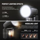 NEEWER Z2-S Flash For Sony Cameras Lighting Effects