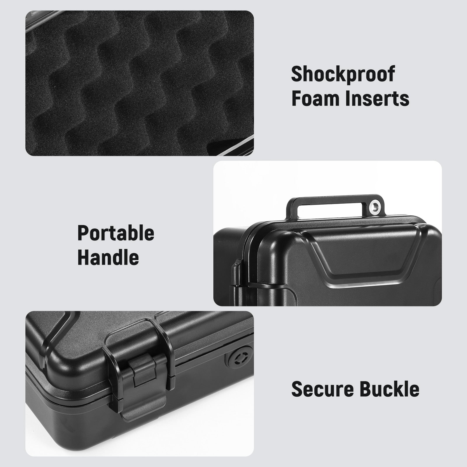 NEEWER AC022 Waterproof Hard Case features a rugged ABS exterior