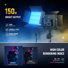 NEEWER AP150C is a 150W RGB LED Panel Video Light