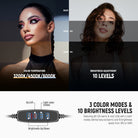 NEEWER RP10-H Selfie Ring Light offers 10 brightness levels from 10% to 100%