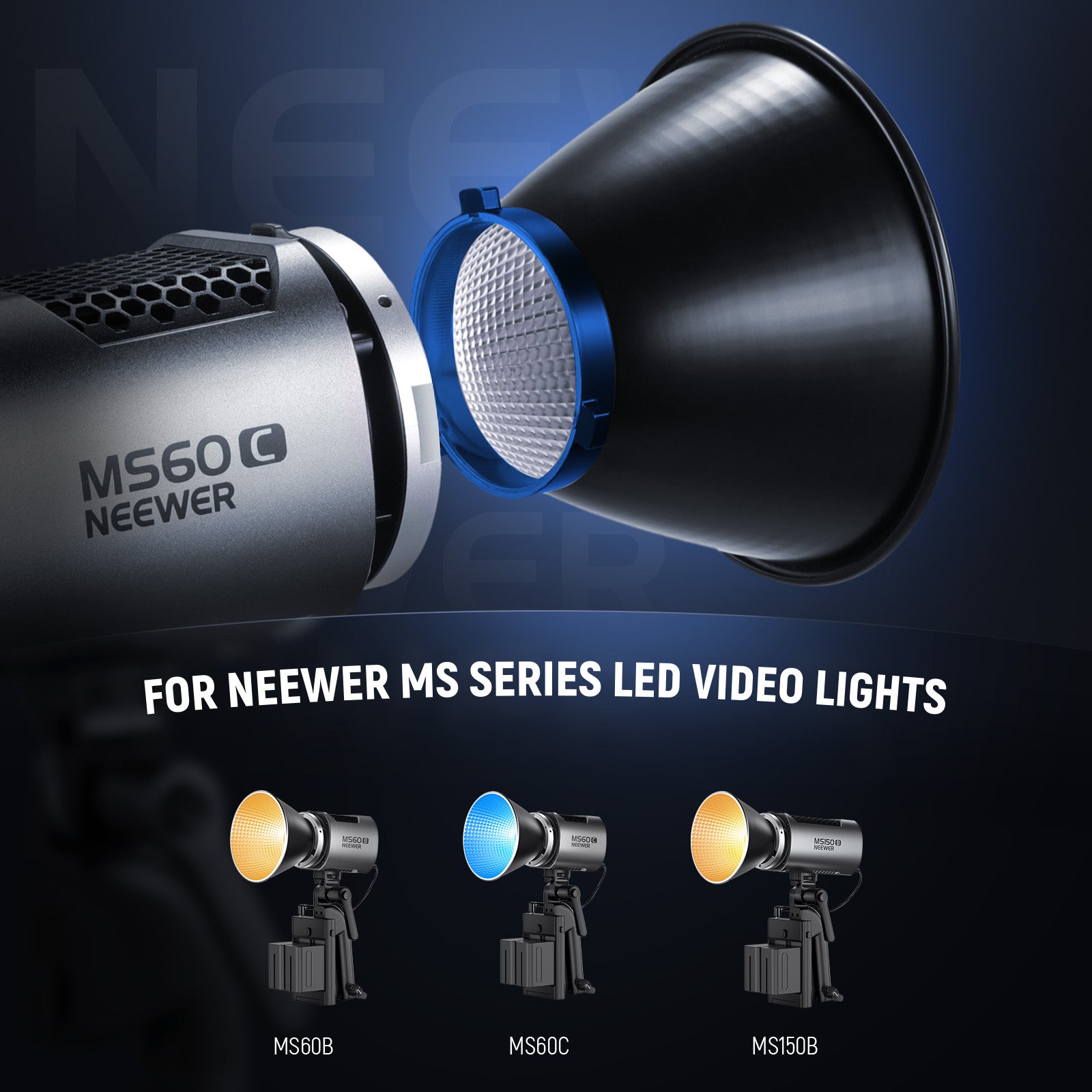 NEEWER RD14Mini Reflector Diffuser is suitable for MS Series LED Video Light