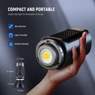 NEEWER MS150 LED Light is compact and portable.