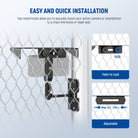 NEEWER CA145 Magnetic Fence Mount Stand is easy to install.