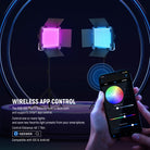 NEEWER 660PRO features built in buletooth and supports smart app control.