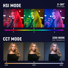 NEEWER RGB176 LED RGB Video Light offers HSI and CCT modes.