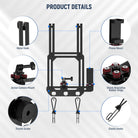 Product detail of the NEEWER PA022 Fence Action Camera Mount