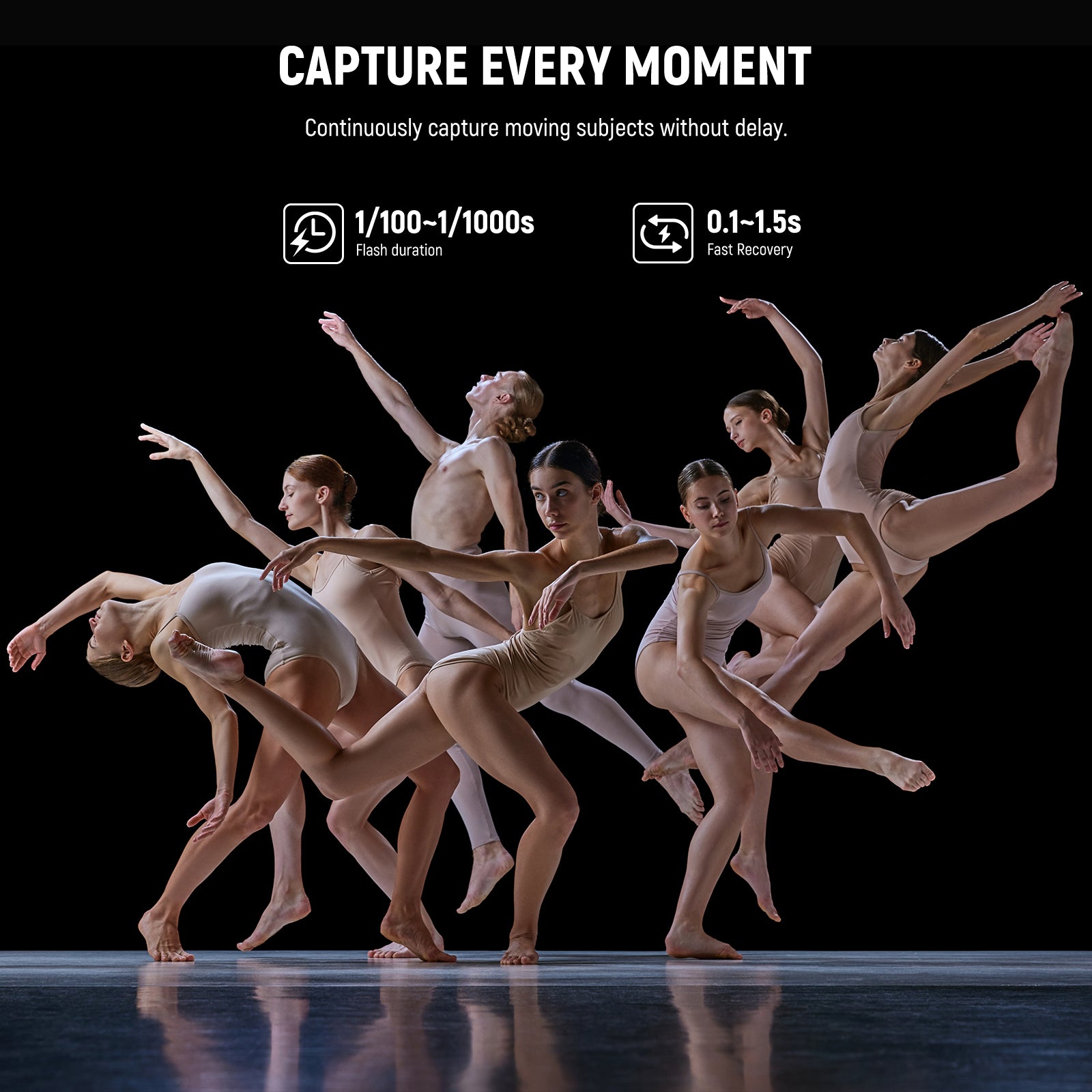 NEEWER S102-400W PRO Strobe Flash Light helps capture every moment.