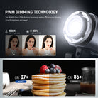 With advanced PWM dimming, you can precisely adjust the brightness from 0 to 100% in 1% increments