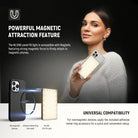 NEEWER NL129D Magnetic Phone Selfie Light is compatible with MagSafe.