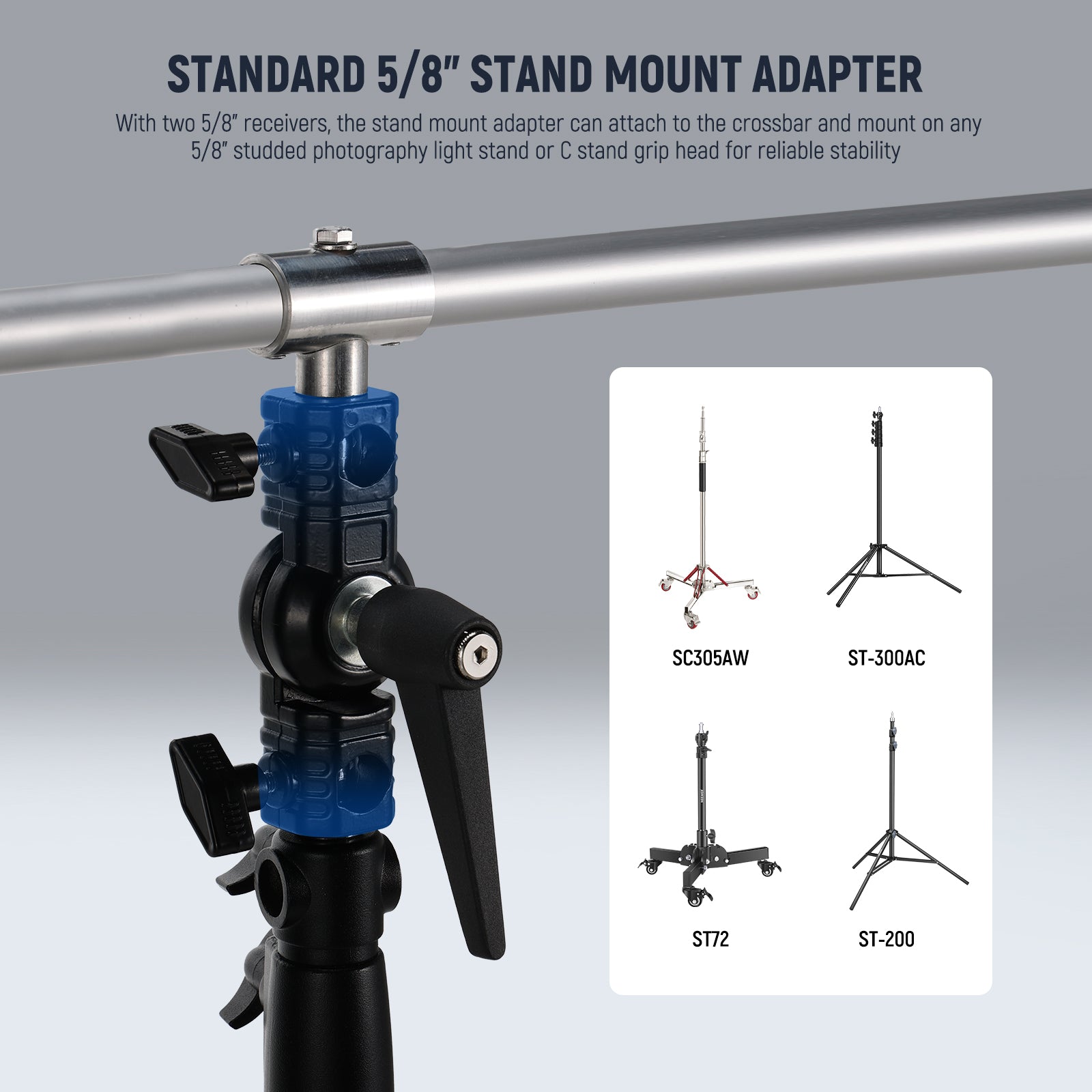 5/8" Standard Stand Mount Adapter