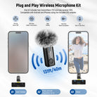 NEEWER PA049 Vlogger Kit includes two transmitters and one receiver.