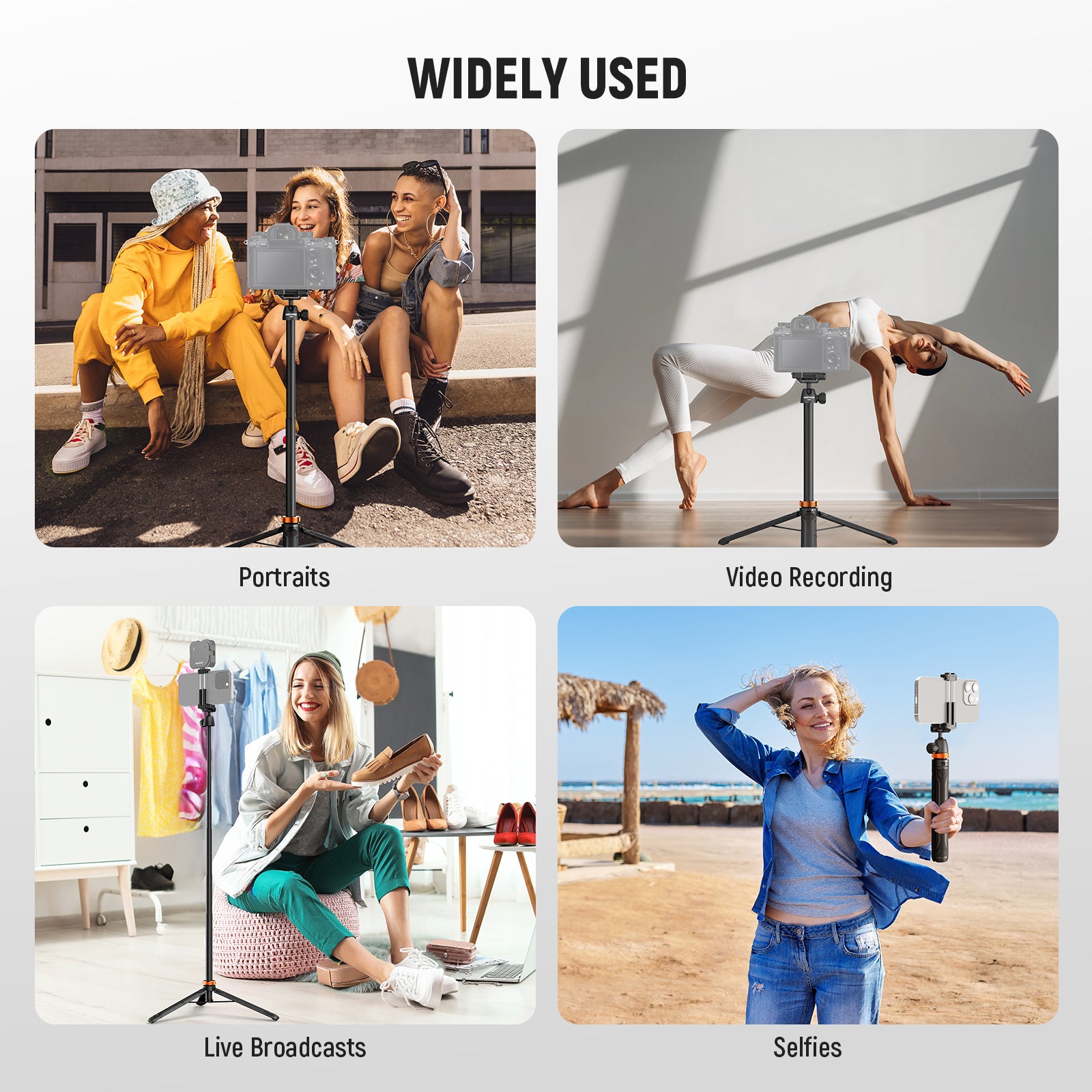 Wide Applications of the NEEWER BASICS TS04 Tabletop Tripod