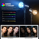 NEEWER MS150C 150W LED Video Light uses RGBWW light mixing technology