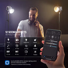 NEEWER HS60B COB LED Video Light offers 12 scene effects.