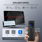 NEEWER X1 Pro II Camera Teleprompter can be controlled by the NEEWER APP and the remote.