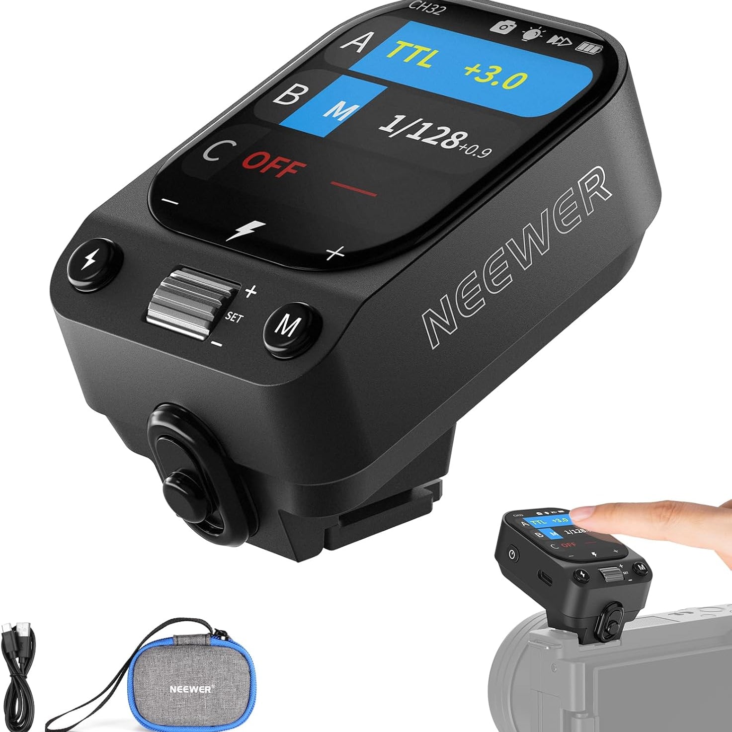 NEEWER QZ-S TTL Wireless Flash Trigger for Sony