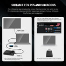 NEEWER Teleprompter Foot Switch for Teleprompter App is suitable for PCS and Macbooks.