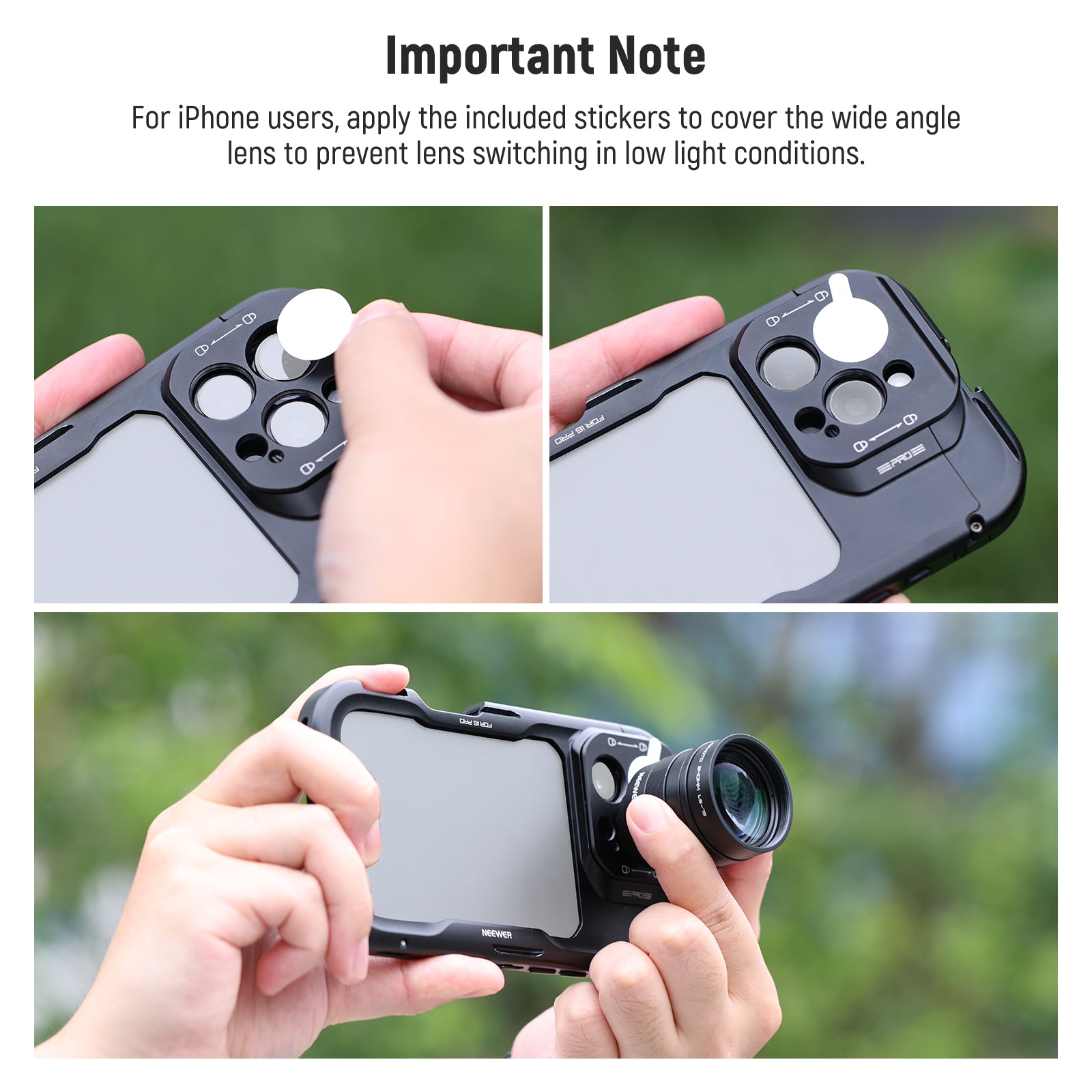 Different phone brands may require different zoom levels to activate the telephoto lens.