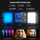 NEEWER PA049 Vlogger Kit includes a compact RGB LED light