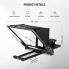Product details of the NEEWER X17 II Remote Teleprompter