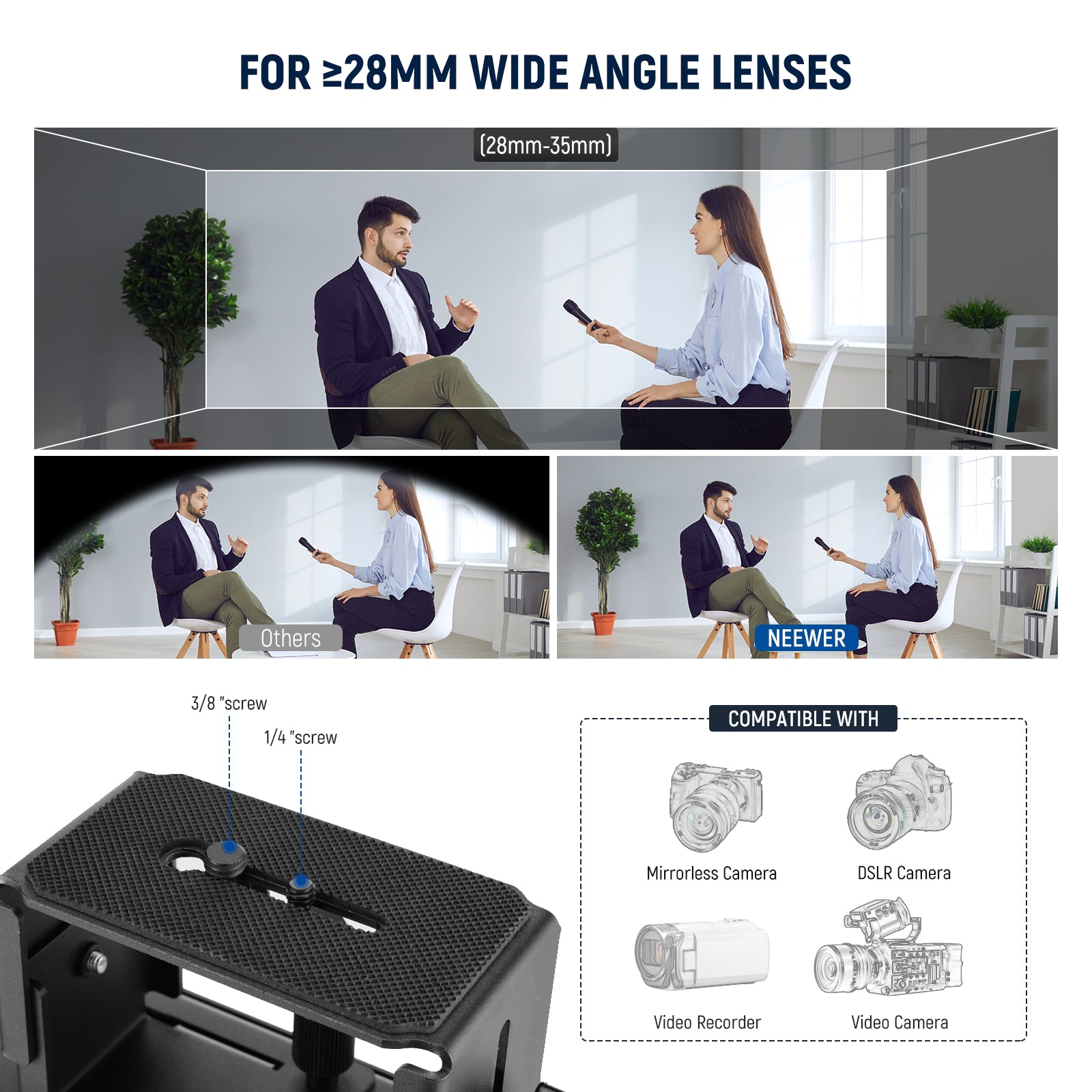 NEEWER X16B tablet teleprompter VS. Others